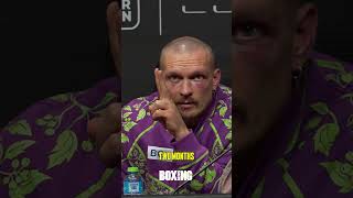 Oleksandr Usyk Reveals His Plans After Beating Tyson Fury [upl. by Kiel]