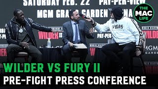 Deontay Wilder vs Tyson Fury II  Full PreFight Press Conference [upl. by Nennerb]