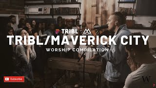 TRIBL  MAVERICK CITY  Worship Cover Compilation  Instrumental Worship Music [upl. by Attenohs159]