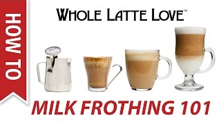 Milk Frothing for Beginners [upl. by Caterina]