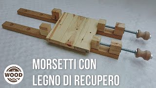 Morsetto in legno FAI DA TE  DIY wooden clamps [upl. by Fulmer]