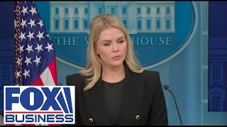 White House press secretary Karoline Leavitt holds briefing [upl. by Eldnek]