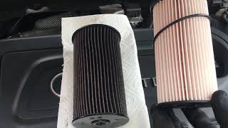 20 TDI Kraftstofffilter wechseln  VW  AUDI  SEAT  Skoda [upl. by Enilesoj]