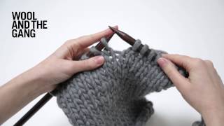 How to Knit Increase make 1 [upl. by Johnston539]