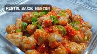 PENTOL BAKSO MERCON  PEDASNYA NAMPOOLLL [upl. by Ydoj]