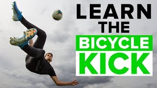 BICYCLE KICK TUTORIAL  Master these football skills [upl. by Ggerg]