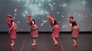 Sambalpuri Indian folk dance by Russian girls in Macedonia [upl. by Noynek]