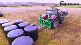 Cashels Pick and Stack Double Bale Handler [upl. by Nuahsel]