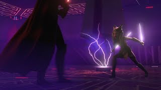 Darth Vader Vs Ahsoka  Full Duel Twilight Of The Apprentice  A World Between Worlds [upl. by Carena]