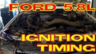 Ford 58L  50L Windsor Ignition Timing [upl. by Valeda627]