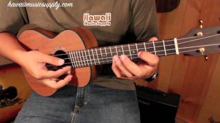 Ukulele Tutorial  quotWhile My Guitar Gently Weepsquot  Jake Shimabukuro versionPart 1 [upl. by Haily466]