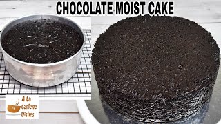 CHOCOLATE MOIST CAKE RECIPE [upl. by Gazo]