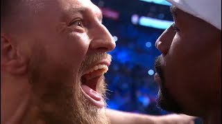 Mayweather vs McGregor Weighin Faceoff [upl. by Alesiram]