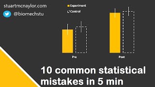 Ten Statistical Mistakes in 5 Min [upl. by Amarette746]