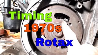 How To Set Ignition Timing On Vintage Ski Doo Rotax Engine [upl. by Notnerb]