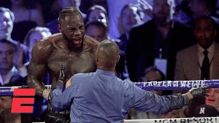 Was something wrong with Deontay Wilder  Boxing on ESPN [upl. by Erbma]