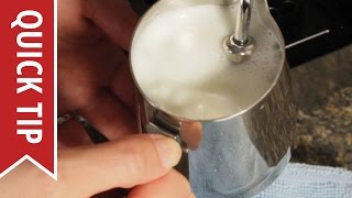 How to AutoFroth Milk for Lattes [upl. by Suki]