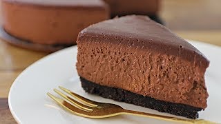 NoBake Chocolate Cheesecake Recipe Without Gelatin [upl. by Phillip560]