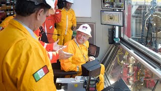 Visita al pozo petrolero Xikin en Tabasco [upl. by Raynell]