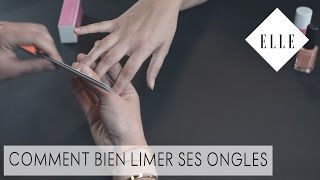 Comment bien limer ses ongles ┃ELLE Manucure [upl. by Claudian]