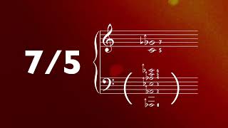 Four Tritones Over C Just IntonationMicrotonality [upl. by Esaj]