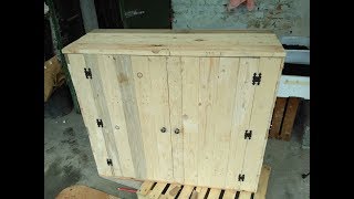 Mobiletto con pallets riciclati  DIY [upl. by Mairim]