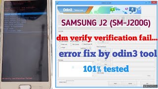 Samsung j2 J200G dm verify verification fail [upl. by Oznerol]