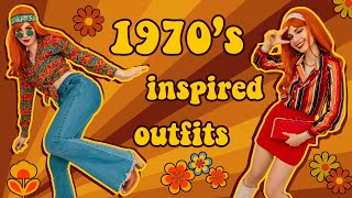 70s Inspired Vintage amp Retro Outfit Ideas  Lookbook [upl. by Tracay]