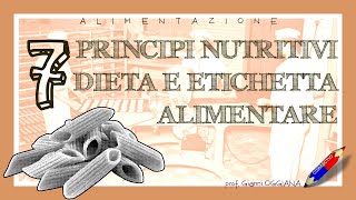 Principi nutritivi dieta e etichetta alimentare [upl. by Tore]