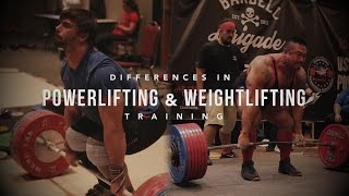 Differences in Powerlifting and Weightlifting Training  JTSstrengthcom [upl. by Kleper]