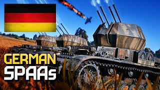 German SPAAs  War Thunder [upl. by Whitten304]