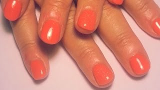 Recouvrement complet en gel sur ongles naturels [upl. by Mathis]