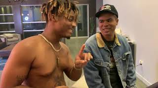 Juice WRLD freestyle w ILOVEMAKONNEN [upl. by Snell68]