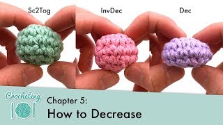 How to Decrease in Crochet [upl. by Anma735]