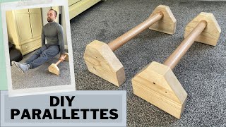 Homemade Heavy Duty Parallettes  Perfect For Home Workouts [upl. by Otreblide169]