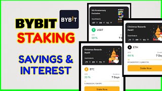 BYBIT Savings Staking How to Earn in BYBIT Staking Interest  Crypto Staking [upl. by Novy275]