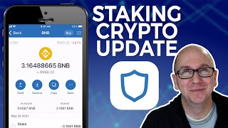 Trust Wallet Cryptocurrency Staking Rewards Update  Does it work [upl. by Nnylannej]