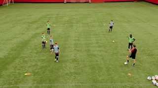 Soccer Drill Combination Play [upl. by Uwkuhceki805]