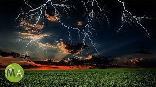 ⛈ Heavy Thunderstorm Sounds for Sleeping to Howling Wind Rain Sounds for Relaxation [upl. by Haleemak853]