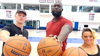 OMOS DUNKS WWE Superstars play basketball [upl. by Steady]