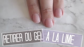 TUTO Retirer des ongles en GEL à la lime  Sans dégats  Melissa Easy Nails [upl. by Burner]