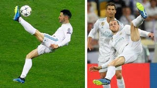 SCORING GARETH BALES INCREDIBLE BICYCLE KICK GOAL UCL FINAL  Real Madrid vs Liverpool [upl. by Asseniv183]