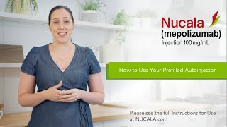 NUCALA mepolizumab Autoinjector How to Use [upl. by Nirtiac]