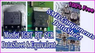 Mosfet Transistor Equivalent amp Datasheet  SMD Datasheet Download  with English Subtitles [upl. by Osugi]