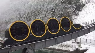 Schweiz Die steilste Seilbahn der Welt [upl. by Ellenahs]