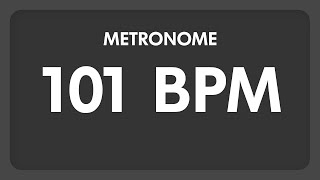 101 BPM  Metronome [upl. by Notelrahc]