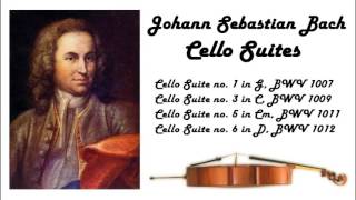 Johann Sebastian Bach  Cello suites in 432 Hz great for reading or studying [upl. by Fredie71]