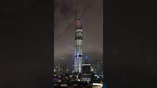 Merdeka 118 Tower Light Show [upl. by Sapowith324]