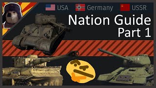 outdated Ground Nations in War Thunder EXPLAINED Part 1  War Thunder Tank Nation Guide [upl. by Eicaj405]