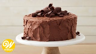 Easy Chocolate Cake Recipe for Beginners  Wilton [upl. by Pail]